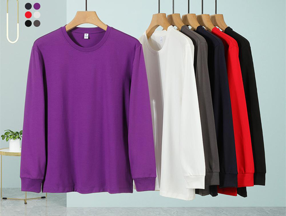 玻尿酸亲肤圆领长袖