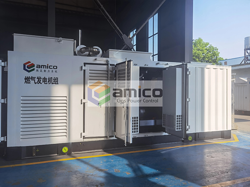 600kW 静音型燃气发电机组